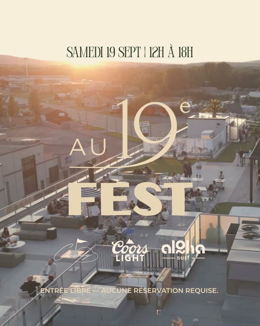 Au 19e FEST — samedi 19 septembre, 12h à 18h